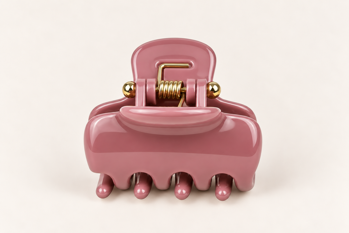 ROSA EMPOLVADO · PINZA DE PELO