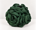 VERDE OLIVA · PINZA DE PELO FLOR DE TELA
