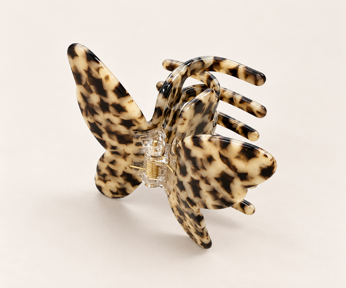 MARIPOSA MARFIL · PINZA DE PELO