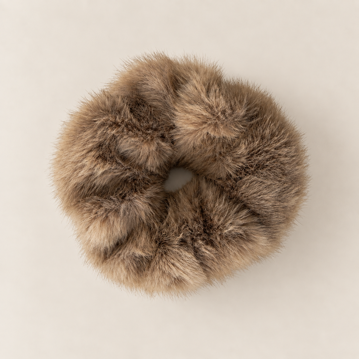 🧸 TEDDY BROWN · COLETERO DE PELO SINTÉTICO