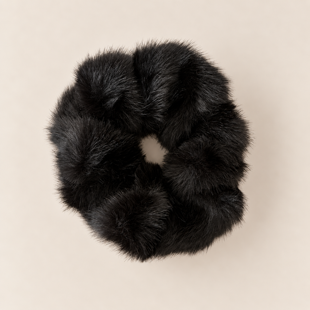 🧸 TEDDY BLACK · COLETERO DE PELO SINTÉTICO