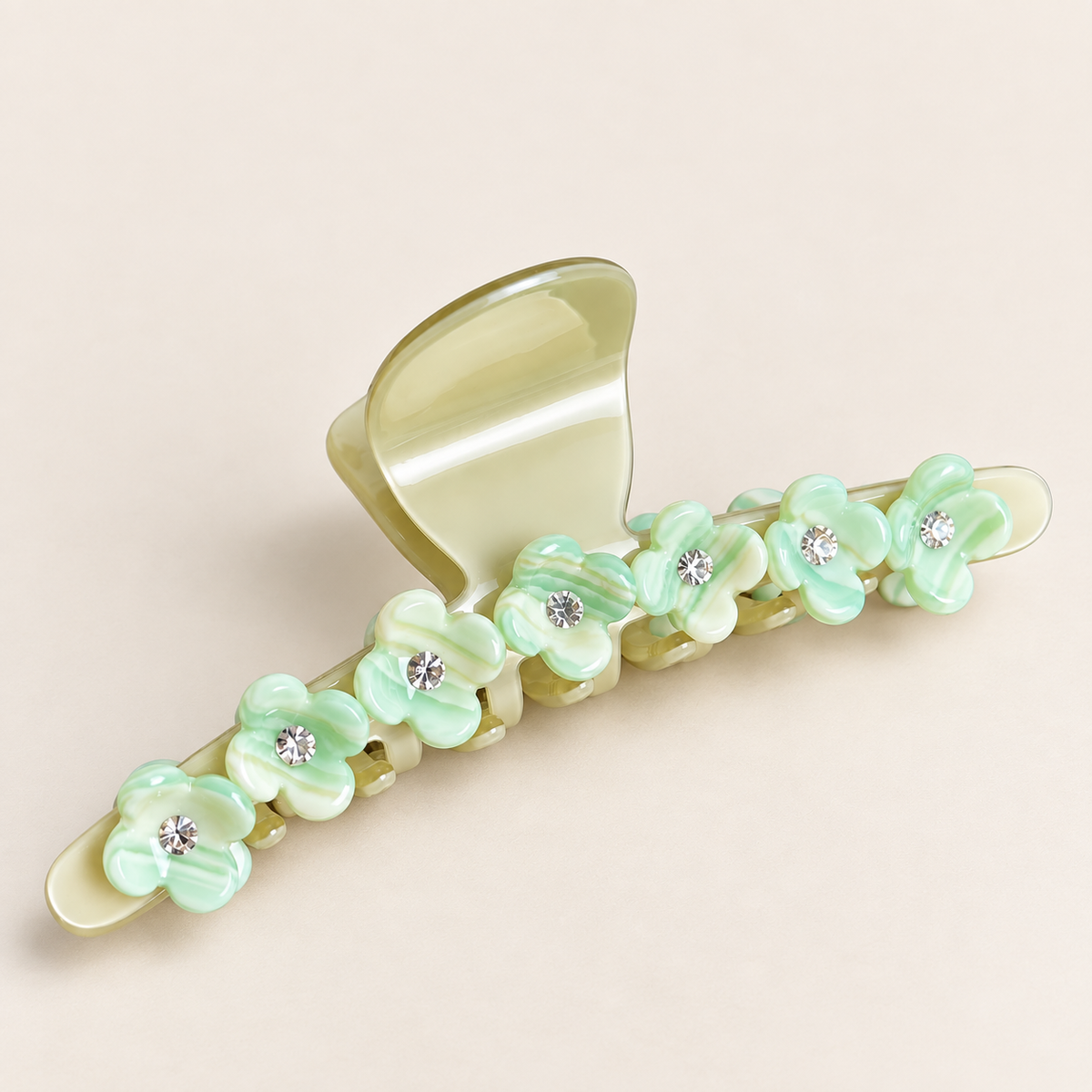 PÉTALOS DE PRIMAVERA MENTA · PASADOR DE PELO DE ACETATO