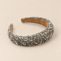 PLATA · DIADEMA DE PEDRERÍA Y PERLAS