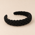 PERLA NEGRA · DIADEMA DE PEDRERÍA NEGRA