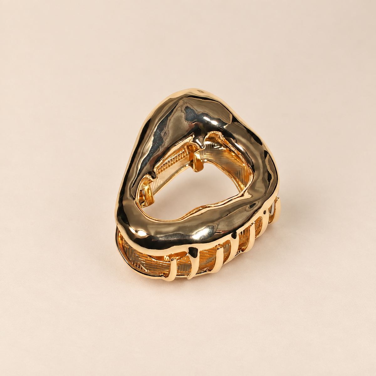 ONDA · PINZA DE PELO METÁLICA — ORO
