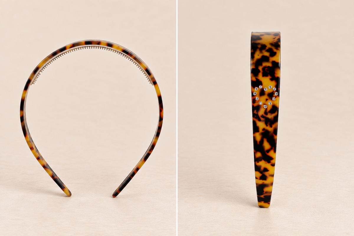 CHIC · DIADEMA DE ACETATO CON PEDRERÍA