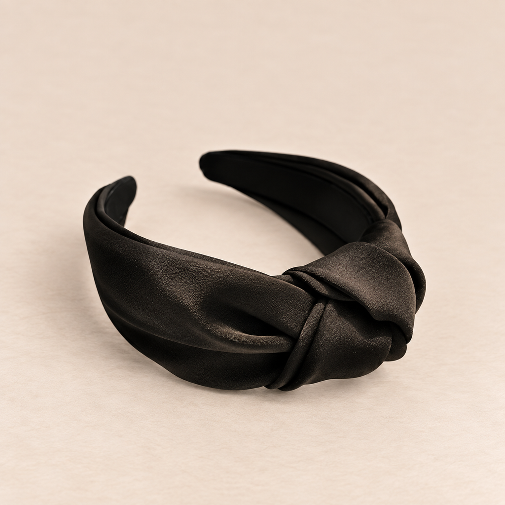 DIADEMA DE NUDO · NEGRA