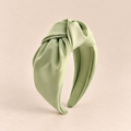 DIADEMA DE NUDO · VERDE SALVIA