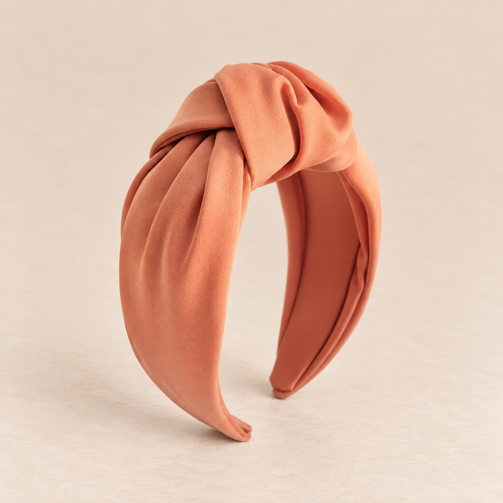 DIADEMA DE NUDO · TEJA