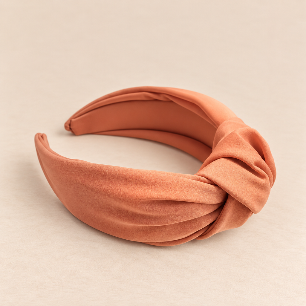 DIADEMA DE NUDO · TEJA