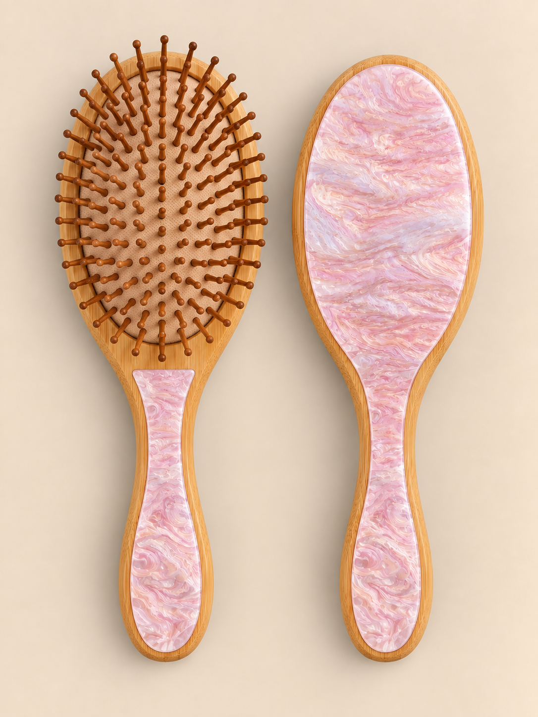 PINK DREAM · CEPILLO DE PELO DE BAMBÚ Y ACETATO