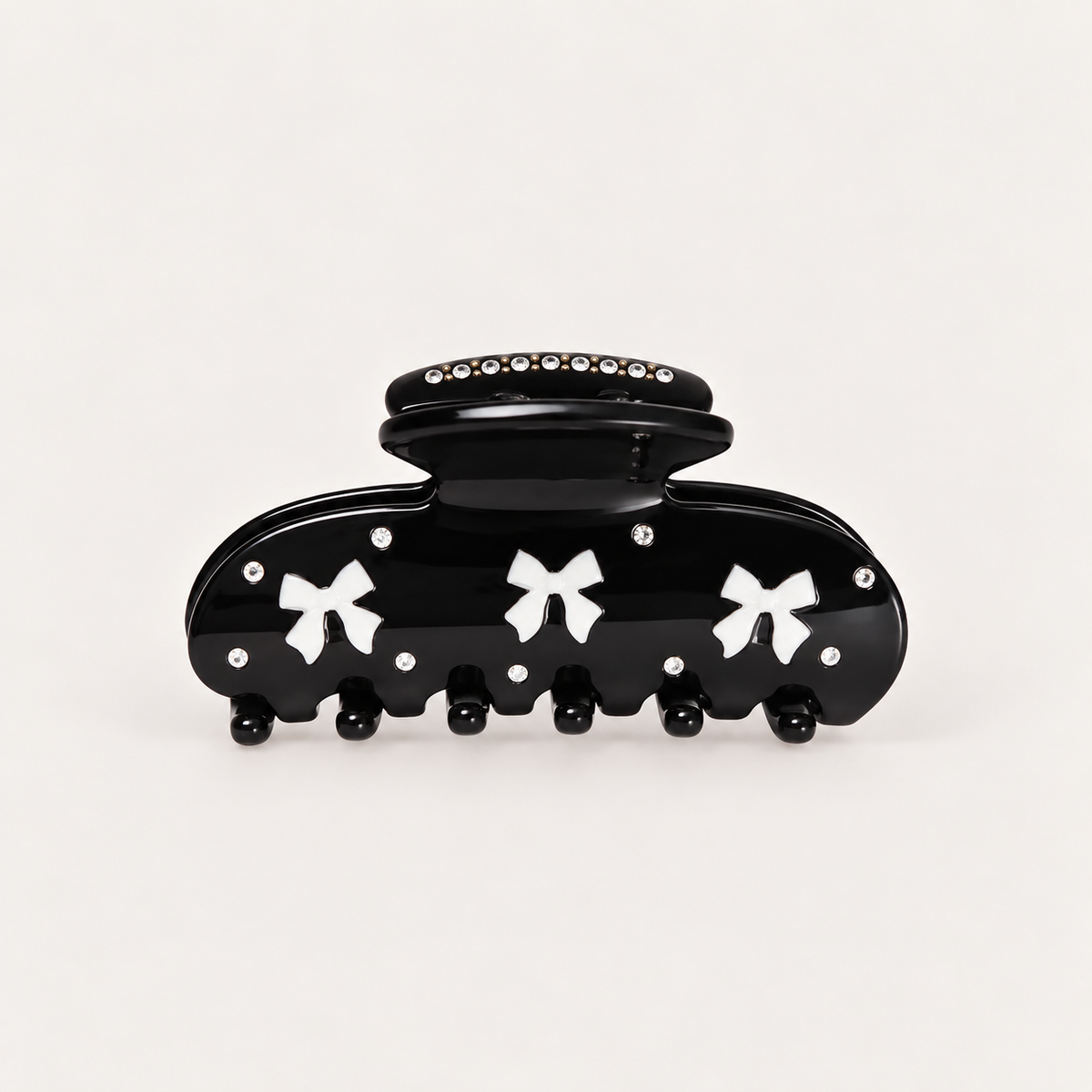 NOIR BOW · PINZA DE PELO DECORADA