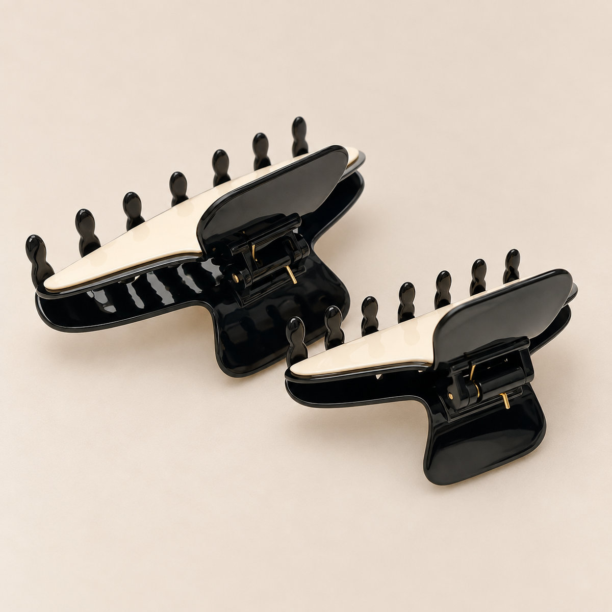 IVORY LINE · PINZA DE PELO DE ACETATO