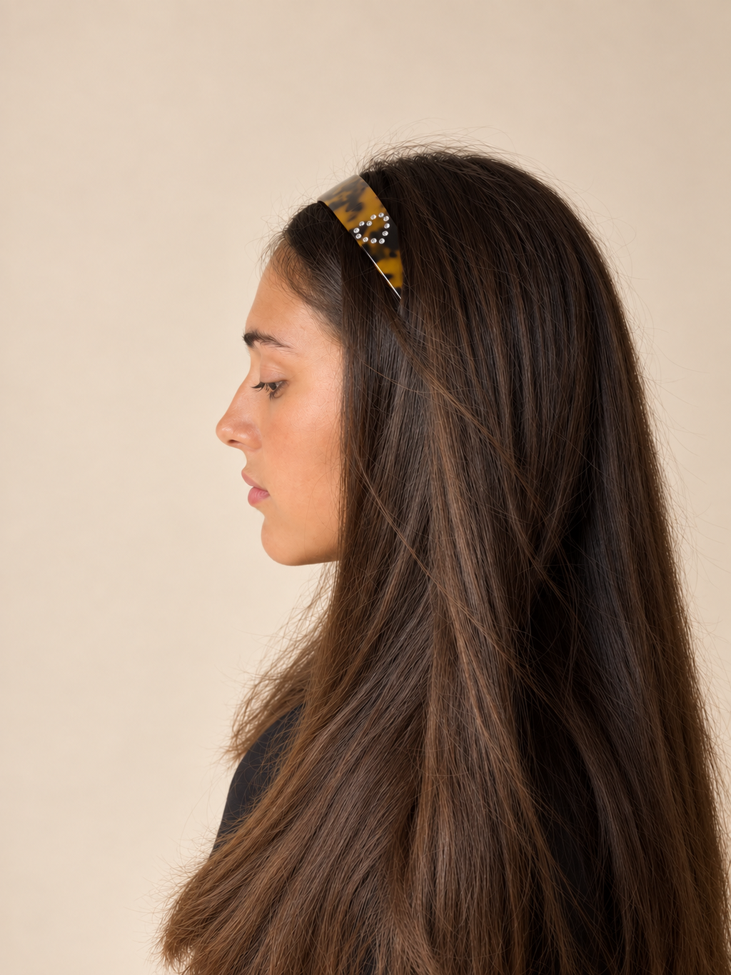 CHIC · DIADEMA DE ACETATO CON PEDRERÍA