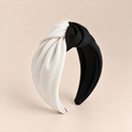 DIADEMA DE NUDO · BLANCO Y NEGRO