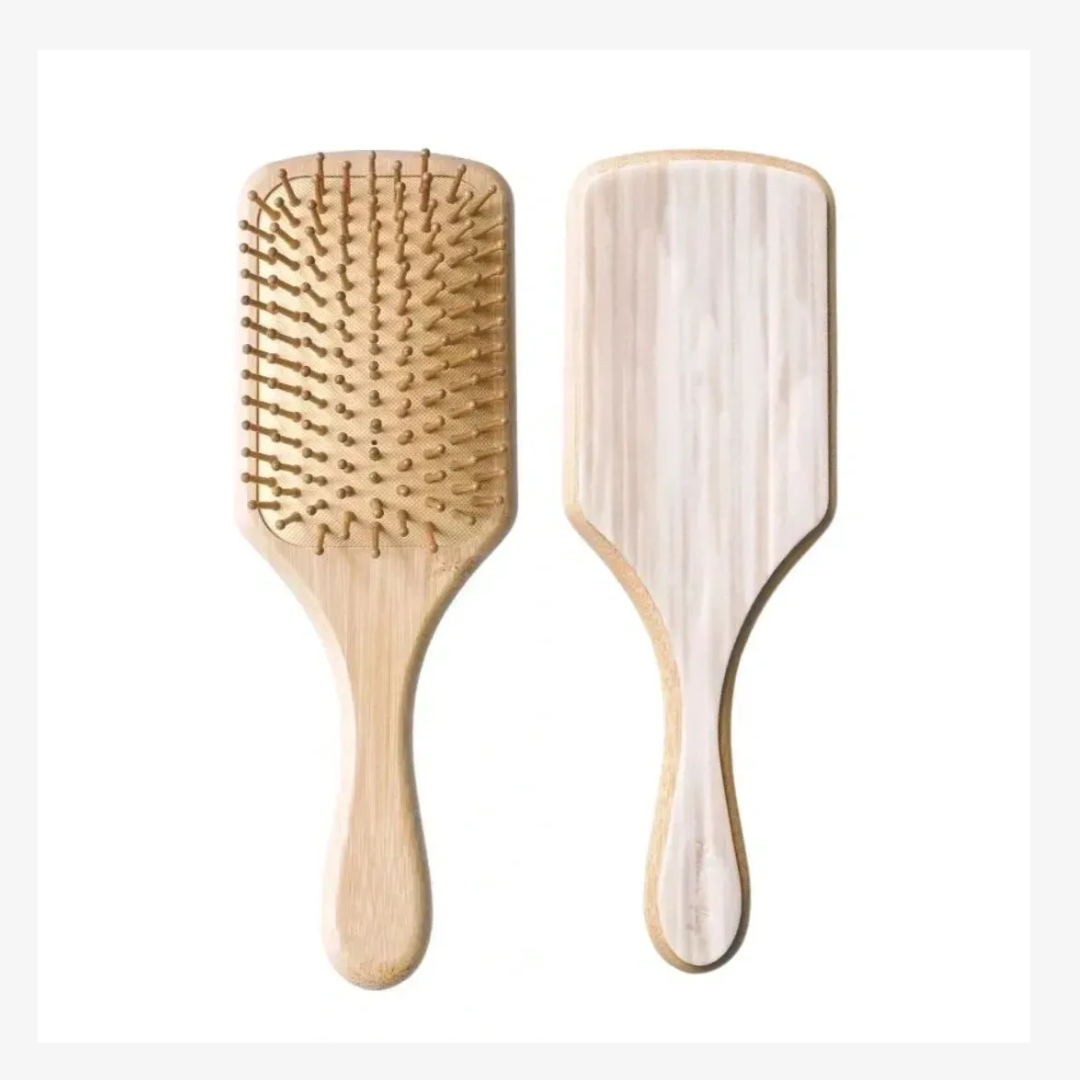 NATURAL · CEPILLO DE PELO DE BAMBÚ Y ACETATO