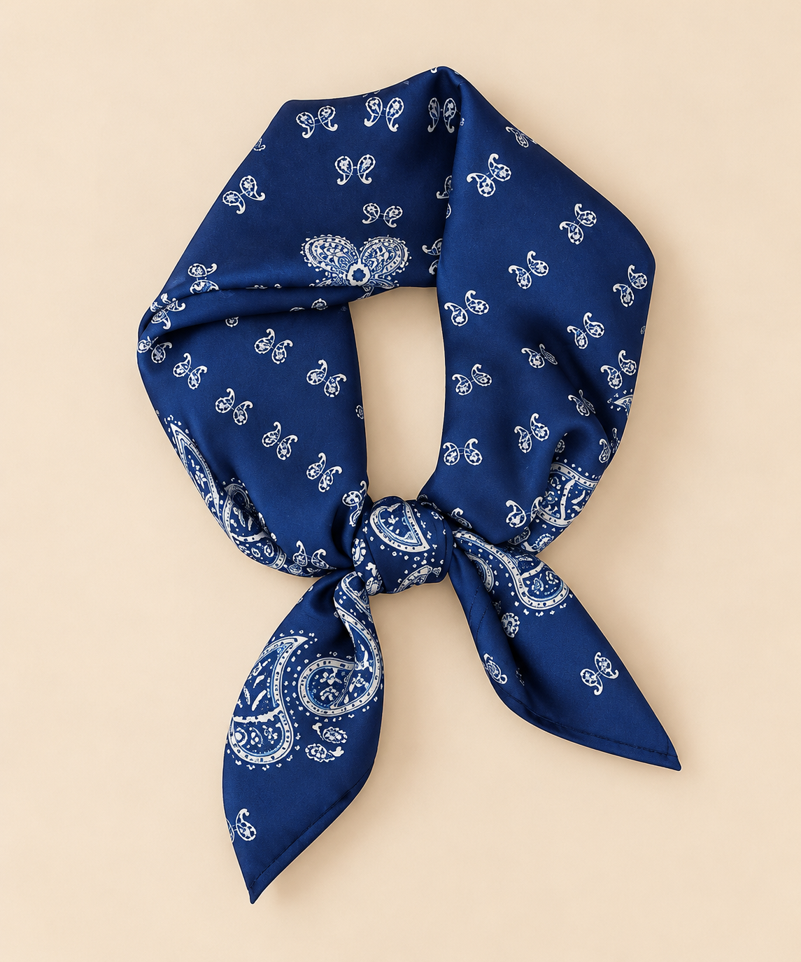 PAÑUELO PAISLEY · AZUL MARINO