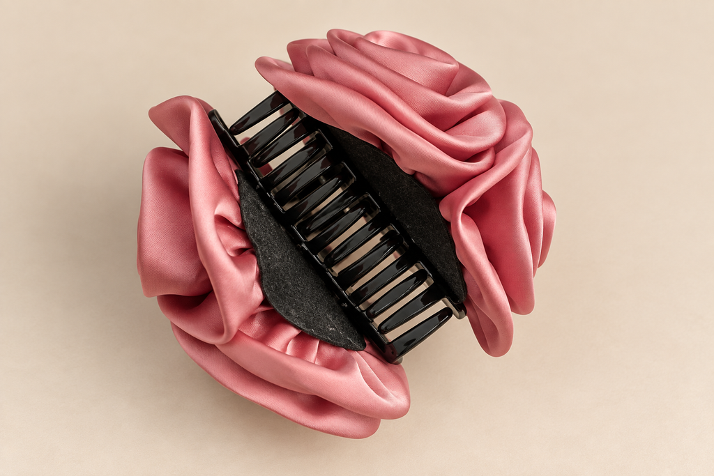 PINZA ROSA DE SATÉN